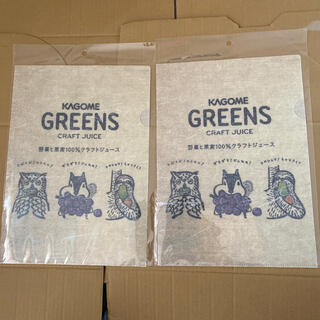 KAGOME GREENS CRAFT JUICE グリーンズ クリアファイル(クリアファイル)
