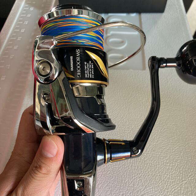 SHIMANO(シマノ)のステラSW 8000HG ロングハンドル（金土限定！最終値下げ！） スポーツ/アウトドアのフィッシング(リール)の商品写真