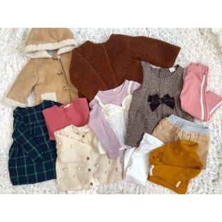 プティマイン(petit main)の女の子　80 まとめ売り　秋冬　プティマイン・アプレクール・ZARA(カーディガン/ボレロ)