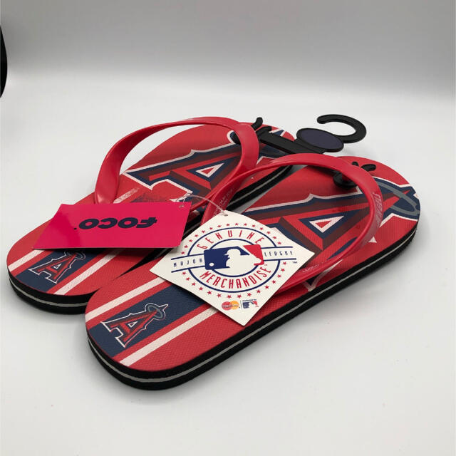 によっては MLB ロサンゼルス・エンゼルス サンダル シューズ レッド