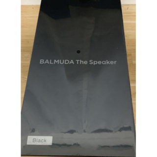 バルミューダ(BALMUDA)の【新品未開封】BALMUDA The Speaker M01A-BK(スピーカー)