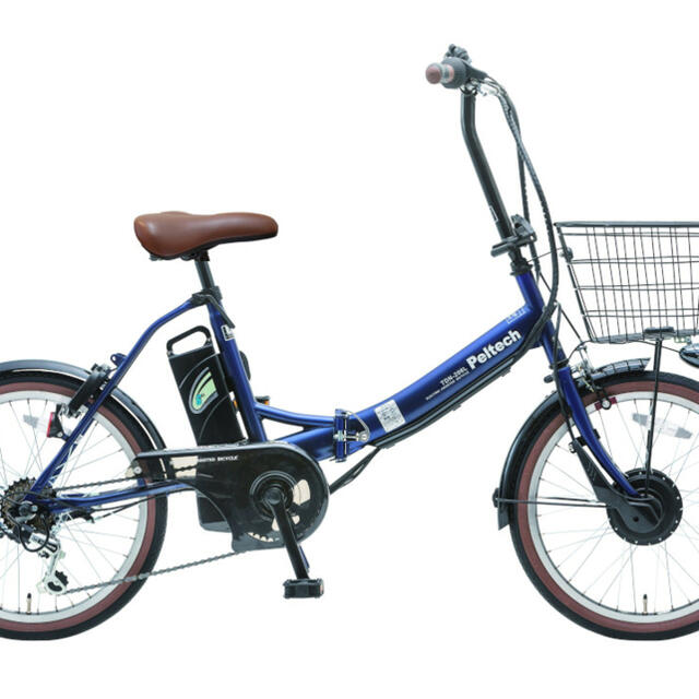 【代引き不可】 電動アシスト自転車 20インチ 折りたたみ自転車  シマノ外装6段変速 自転車本体
