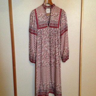 vintage 花柄コットンロングワンピ(ロングワンピース/マキシワンピース)