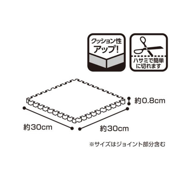 ニトリ(ニトリ)のニトリ コルクマット30cm 全てまとめて キッズ/ベビー/マタニティの寝具/家具(フロアマット)の商品写真