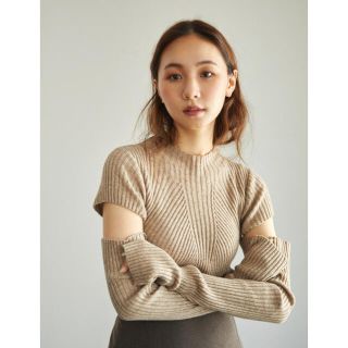 RANDEBOO Charm warmer knit (Beige)(ニット/セーター)