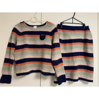 ドットアンドストライプスチャイルドウーマン(Dot&Stripes CHILDWOMAN)のニットセットアップ(セット/コーデ)