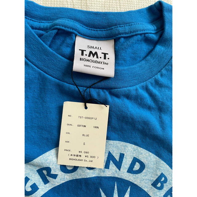 TMT(ティーエムティー)のTMT メンズ　ブルー　Tシャツ  メンズのトップス(Tシャツ/カットソー(半袖/袖なし))の商品写真