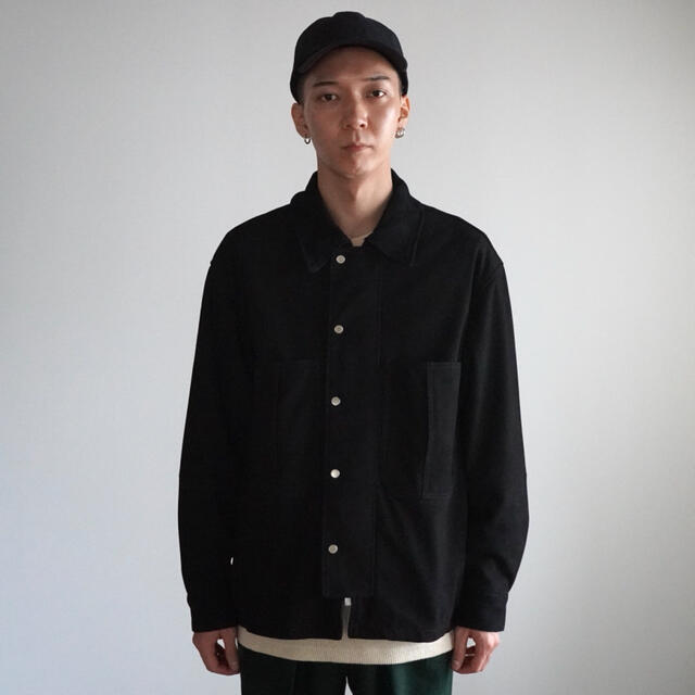 Needles(ニードルス)の21aw CCU Coverall Shirt SHEEP SUEDE 菅田将暉 メンズのジャケット/アウター(レザージャケット)の商品写真