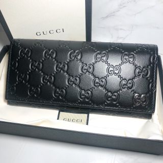 グッチ(Gucci)の【未使用激安】GUCCI グッチ シグネチャー ロングウォレット 長財布 GG (長財布)