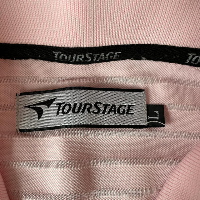 TOURSTAGE(ツアーステージ)のゴルフウェア　ピンク　ツアーステージ メンズのトップス(ポロシャツ)の商品写真