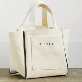 スリー(THREE)の新品、未使用　three/スリー　ノベルティバッグ(トートバッグ)