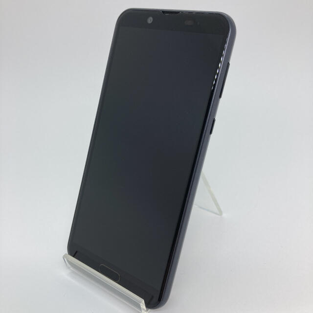 SHARP(シャープ)の美品 AQUOS sense2 ニュアンスブラック 32 GB au スマホ/家電/カメラのスマートフォン/携帯電話(スマートフォン本体)の商品写真