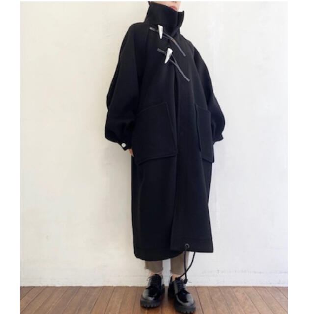 激安店舗 東京 美品 hyke パイルダッフルコート 2020aw ダッフルコート