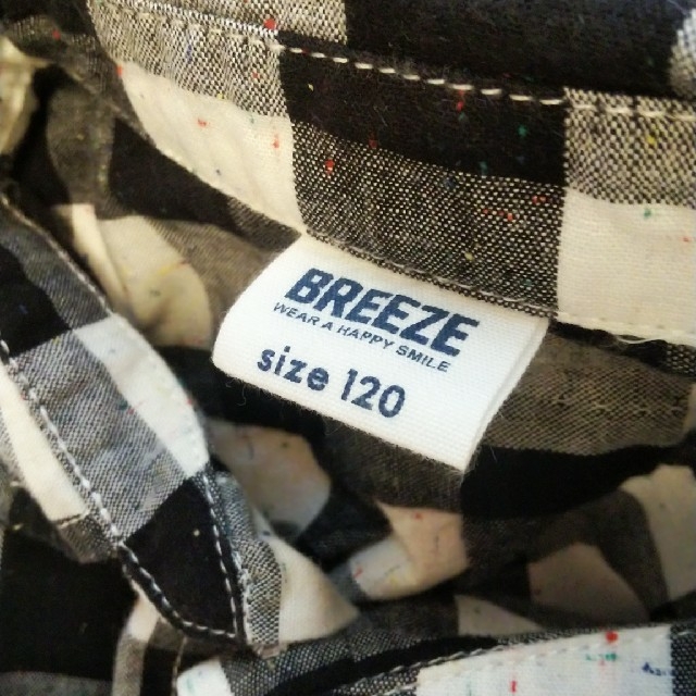 BREEZE(ブリーズ)のBREEZE　長袖ボタンシャツ　120サイズ キッズ/ベビー/マタニティのキッズ服男の子用(90cm~)(ブラウス)の商品写真