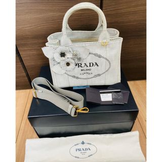 プラダ(PRADA)の新品　完売品　数量限定　レア　PRADA  カナパフラワー　プラダ　トートバッグ(トートバッグ)