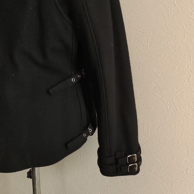 最終値下げ💕激モテ‼️ウール製♥️ファーライダースジャケットLL メンズのジャケット/アウター(ライダースジャケット)の商品写真