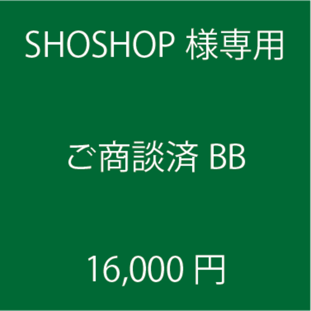 SHOSHOP様専用 BB株-