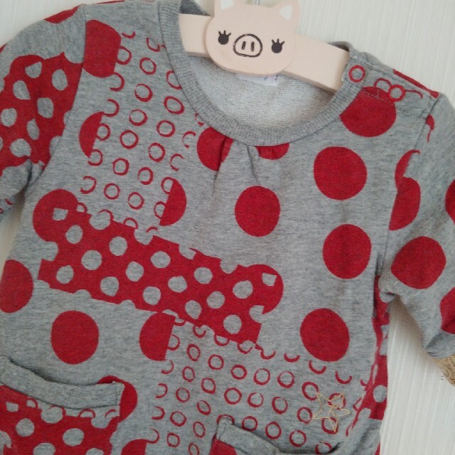 hakka baby(ハッカベビー)のハッカベビー  ワンピース  80センチ キッズ/ベビー/マタニティのベビー服(~85cm)(ワンピース)の商品写真