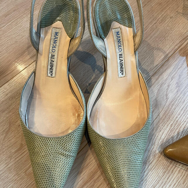 MANOLO BLAHNIK(マノロブラニク)のマノロブラニク37サンダル レディースの靴/シューズ(ハイヒール/パンプス)の商品写真