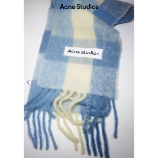 acne studios マフラー　blue