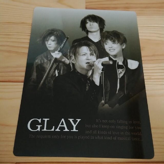 GLAY　ステッカー puresoul と下敷きのセット エンタメ/ホビーのタレントグッズ(ミュージシャン)の商品写真