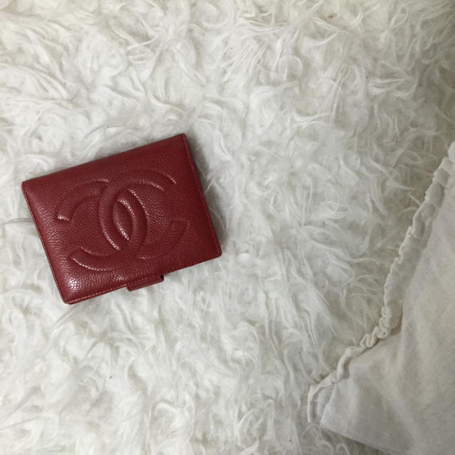 最終価格 ???????? vintage chanel wallet red ????.