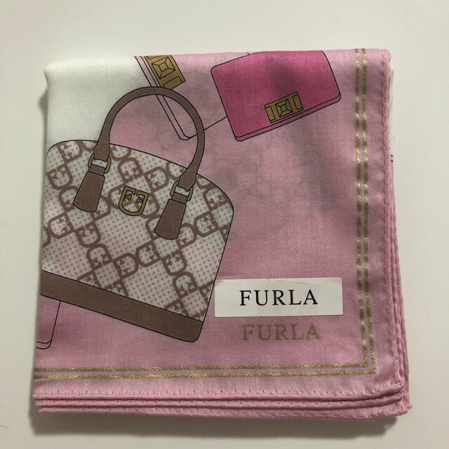 Furla(フルラ)のFURLA ハンカチ　ピンク レディースのファッション小物(ハンカチ)の商品写真