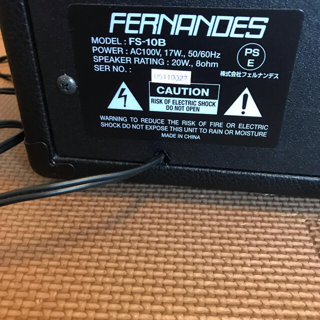 Fernandes(フェルナンデス)のFERNANDES FS-10B ベースアンプ 楽器のベース(ベースアンプ)の商品写真