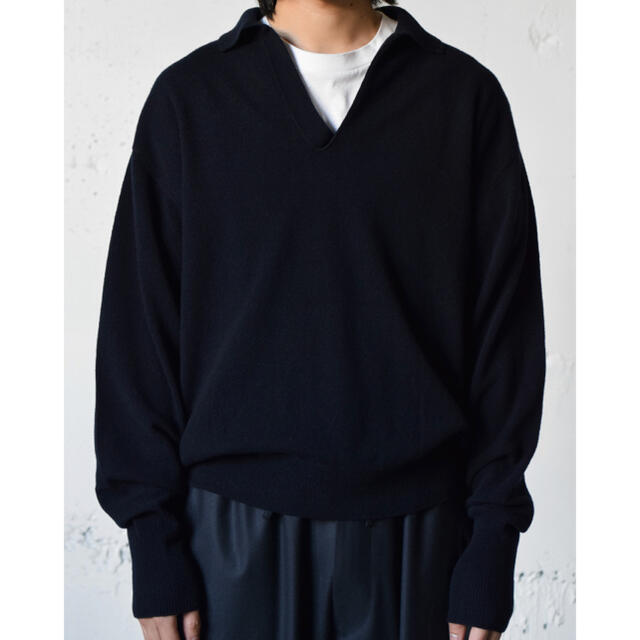 COMOLI カシミヤスキッパーニット　20aw