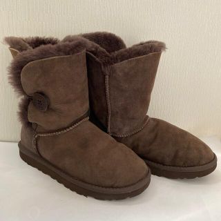 アグ(UGG)のUGGアグムートンブーツベイリーボタン24㎝(ブーツ)