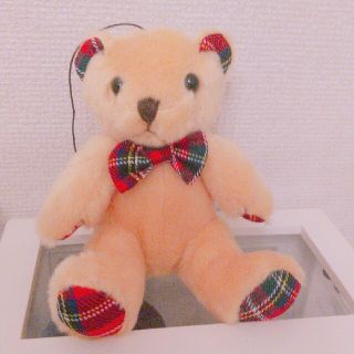 マイハグテディ ぬいぐるみ くま テディベア クマ チェック(ぬいぐるみ)