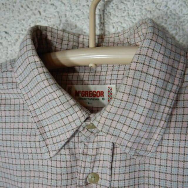 McGREGOR(マックレガー)のo3886　McGREGOR　長袖　チェック　デザイン　シャツ　微起毛 メンズのトップス(シャツ)の商品写真