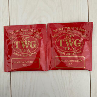 ルピシア(LUPICIA)のTWG バニラブルボンティー　レッドティー　2袋☆シンガポール高級紅茶　最安値(茶)
