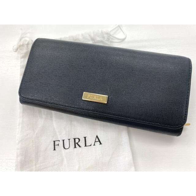 FURLA フルラ　長財布　ブラック　黒色