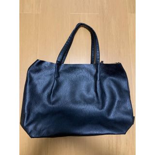 ルートート(ROOTOTE)のRootote ルートート レザー トートバッグ　ブラック(トートバッグ)