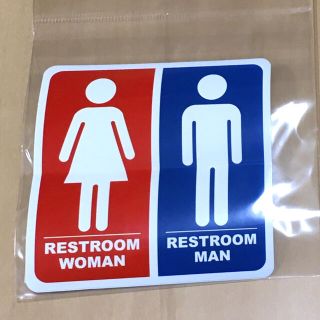 【新品】トイレマークステッカー♪(トイレ収納)