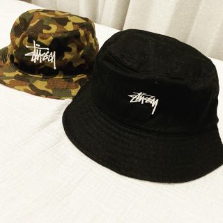 ステューシー(STUSSY)のcocoさん専用　迷彩バケットハット(ハット)