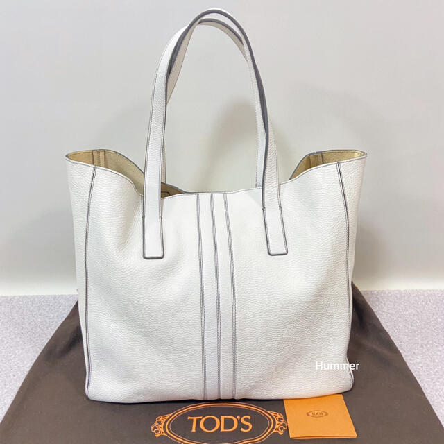 TOD'S - 国内正規品 美品TOD'S トッズ トートバッグ ホワイト 保存袋 ...