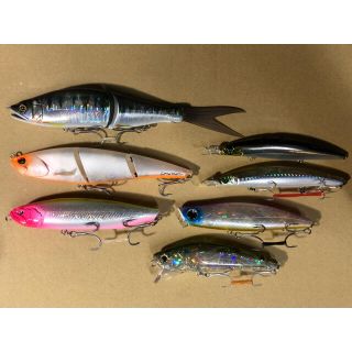 Megabass - シーバス用ビッグベイト&ビッグルアー全7点セット 使用済