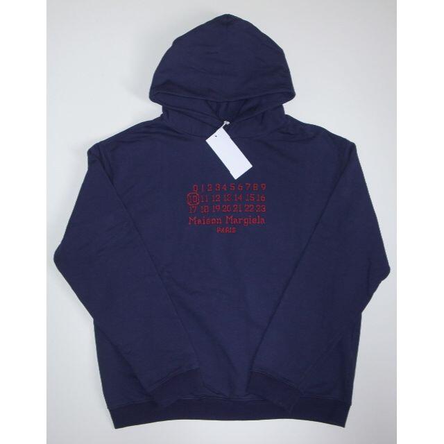 メンズマルジェラ カレンダーロゴ logo hoody パーカー size44