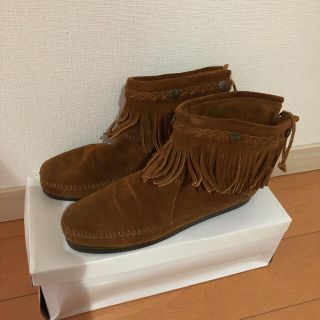 ミネトンカ(Minnetonka)のMINNETONKA ミネトンカ　ブーツ　ブラウン(ブーツ)