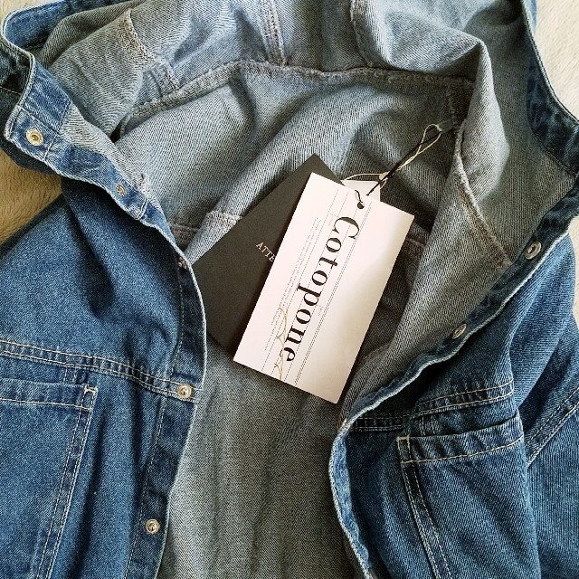 [cotopone] denim coat レディースのジャケット/アウター(ロングコート)の商品写真