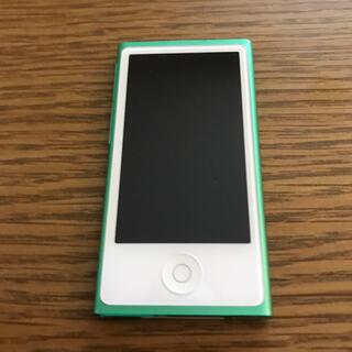 アイポッド(iPod)のiPod nano 第7世代 16GB グリーン(ポータブルプレーヤー)