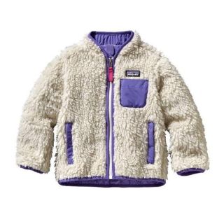 パタゴニア(patagonia)の【新品】パタゴニア キッズ レトロX ジャケット 5T 110 パープル(ジャケット/上着)