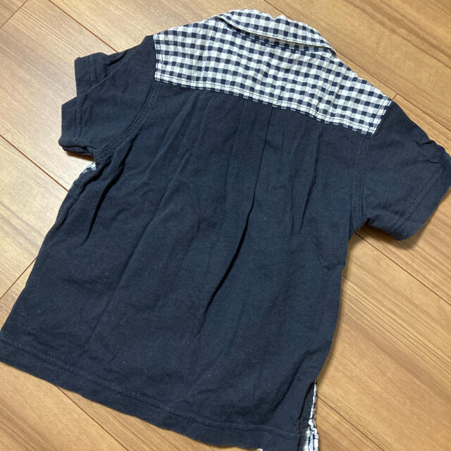 MUJI (無印良品)(ムジルシリョウヒン)の無印良品　シャツ 90 キッズ/ベビー/マタニティのキッズ服男の子用(90cm~)(Tシャツ/カットソー)の商品写真