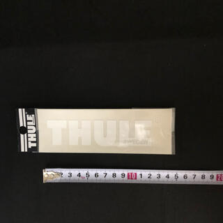 スーリー(THULE)のTHULE/スーリー ロゴステッカー ホワイト 白 正規品 サイズ中 13cm(ステッカー)
