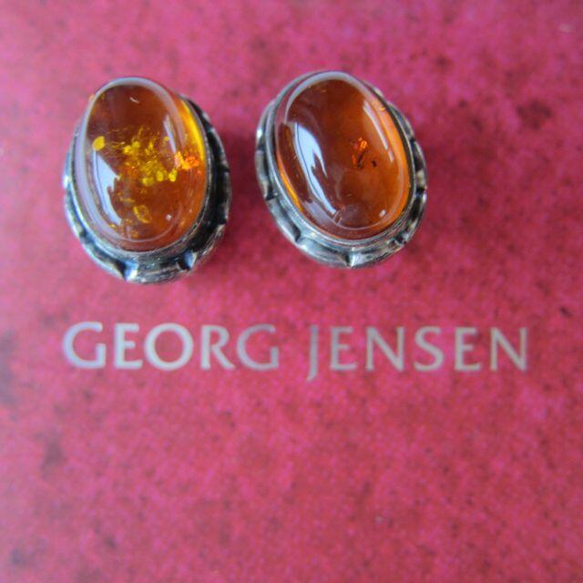 Georg Jensen(ジョージジェンセン)の新品！レア！　ジョージ・ジェンセン　2001アンバークリップ（イヤリング） レディースのアクセサリー(イヤリング)の商品写真