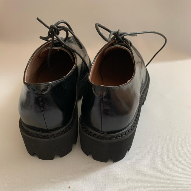 JEFFREY CAMPBELL(ジェフリーキャンベル)の©️様専用【新品未使用】ジェフリーキャンベル　エナメルレースアップシューズ レディースの靴/シューズ(ローファー/革靴)の商品写真