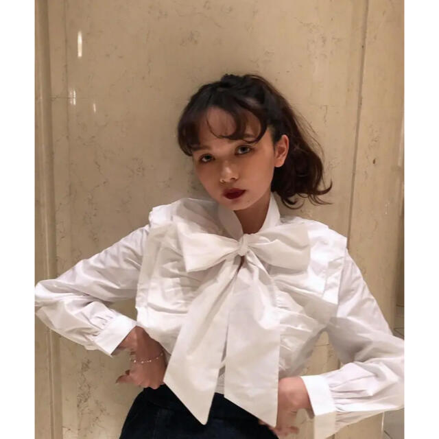 snidel♡♥新品未使用タグ付き♡フリル リボン ブラウス-