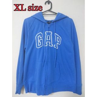 ギャップ(GAP)のパーカー GAP ブルー 青 XL サイドポケットあり(パーカー)